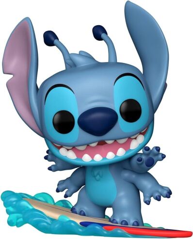 Pop! Disney Lilo & Stitch vinyl figuur Stitch on Surfboard