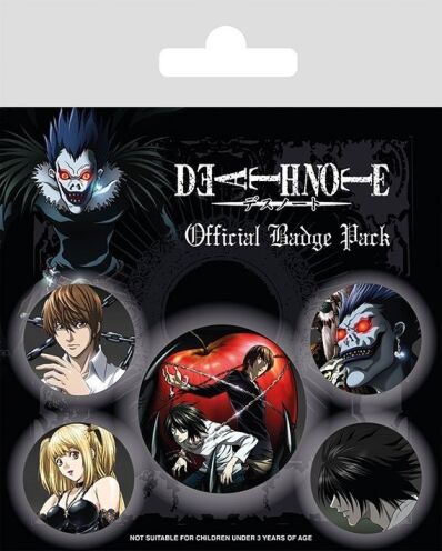 Death Note badge pack