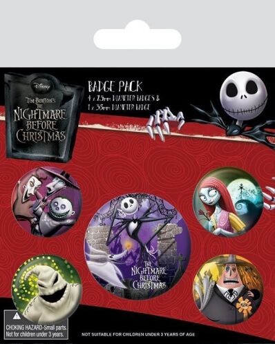 Nightmare Before Christmas badge pack