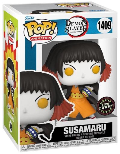 Pop! Animation Demon Slayer vinyl figuur Susamaru limited glow chase