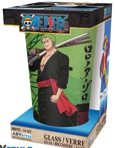 One Piece drinkglas Zoro
