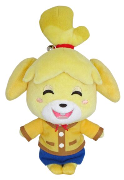 Animal Crossing pluche Isabelle smiling