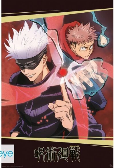 Jujutsu Kaisen poster Itadori & Gojo