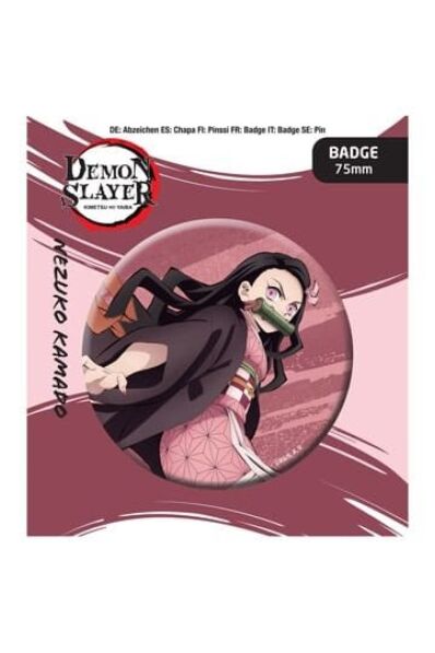 Demon Slayer badge Nezuko