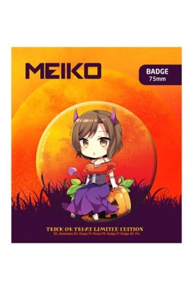 Hatsune Miku badge Halloween Meiko