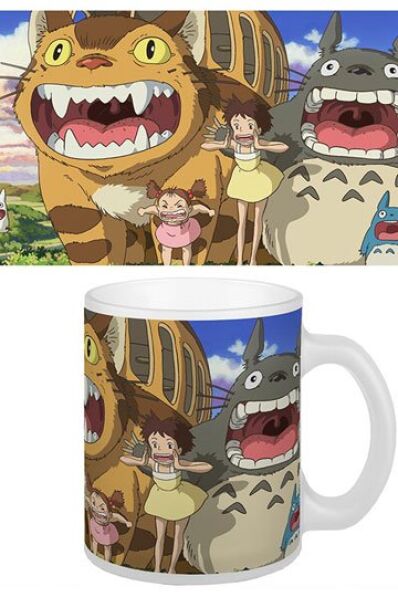 Totoro  beker/mok Catbus & Totoro-anime-merch-ghibli-mug