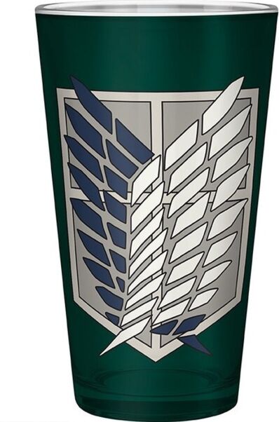 Attack on Titan drinkglas scout symbol