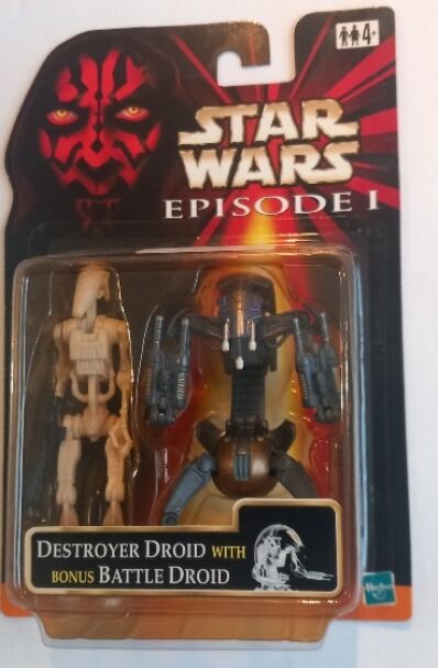 Star Wars actiefiguur Destroyer Droid met Bonus Battle Droid