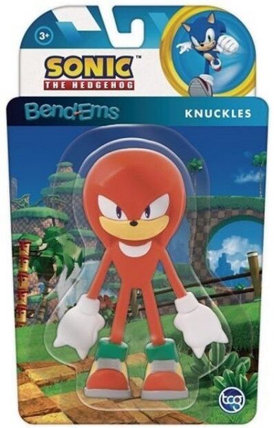 Sonic the Hedgehog bend-ems figuur Knuckles