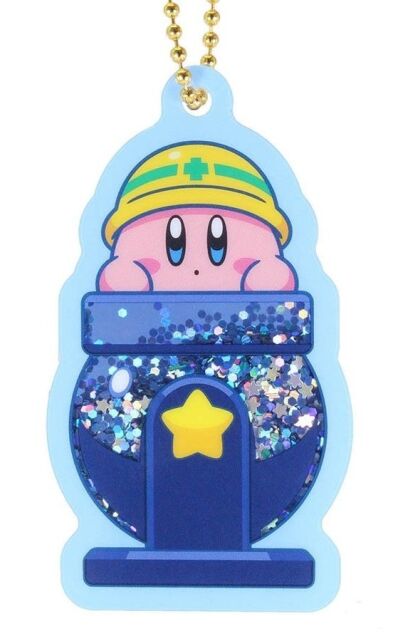 Kirby of the Stars acryl sleutelhanger glitter Kirby Taiho
