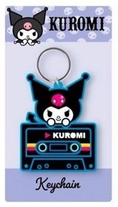 Sanrio rubber keychain Kuromi versie B