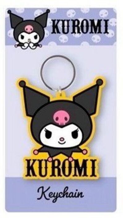 Sanrio rubber keychain Kuromi versie C