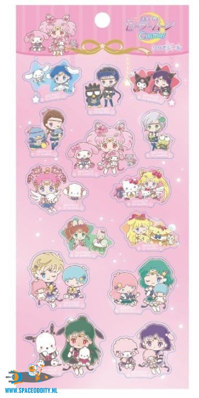 Sailor Moon stickers Sailor Moon Cosmos x Sanrio Characters versie 2