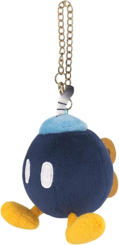 Super Mario pluche All Star collection keychain Bob-omb