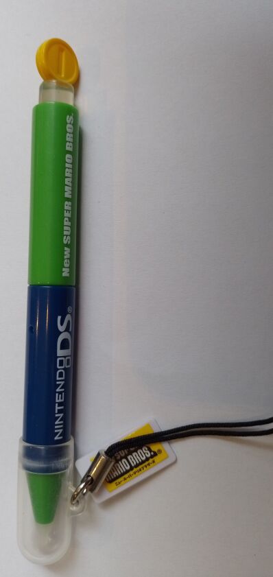 Super Mario Bros DS stylus pen coin