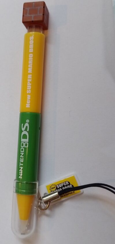 Super Mario Bros DS stylus pen brick block
