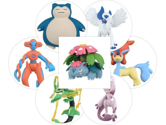 Nieuwe Takara Tomy Pokemon figuren