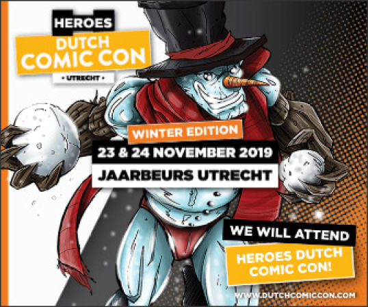 Wij zijn aanwezig op Heroes Dutch Comic Con